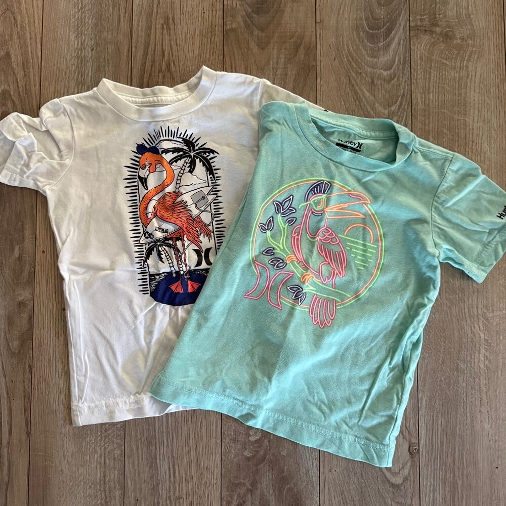 2 Hurley tees